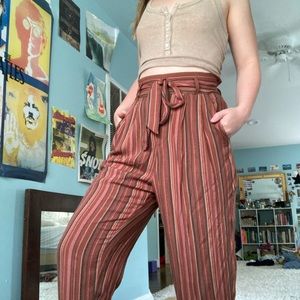 American eagle striped leisure pants